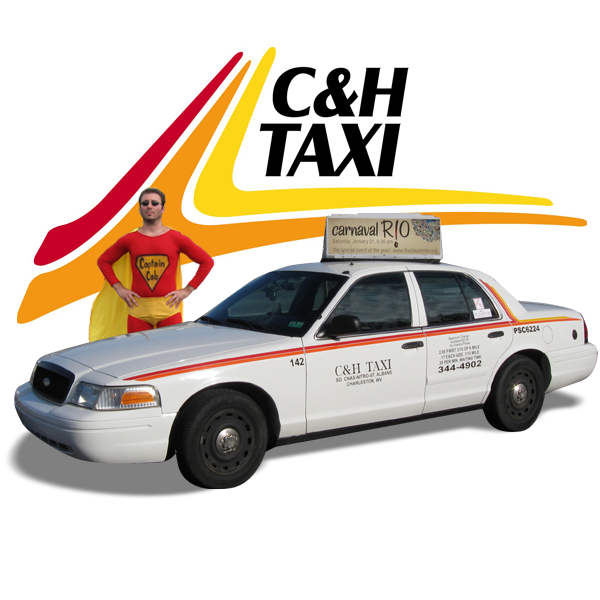 Captain Cab standing near a raxi - CH Taxi