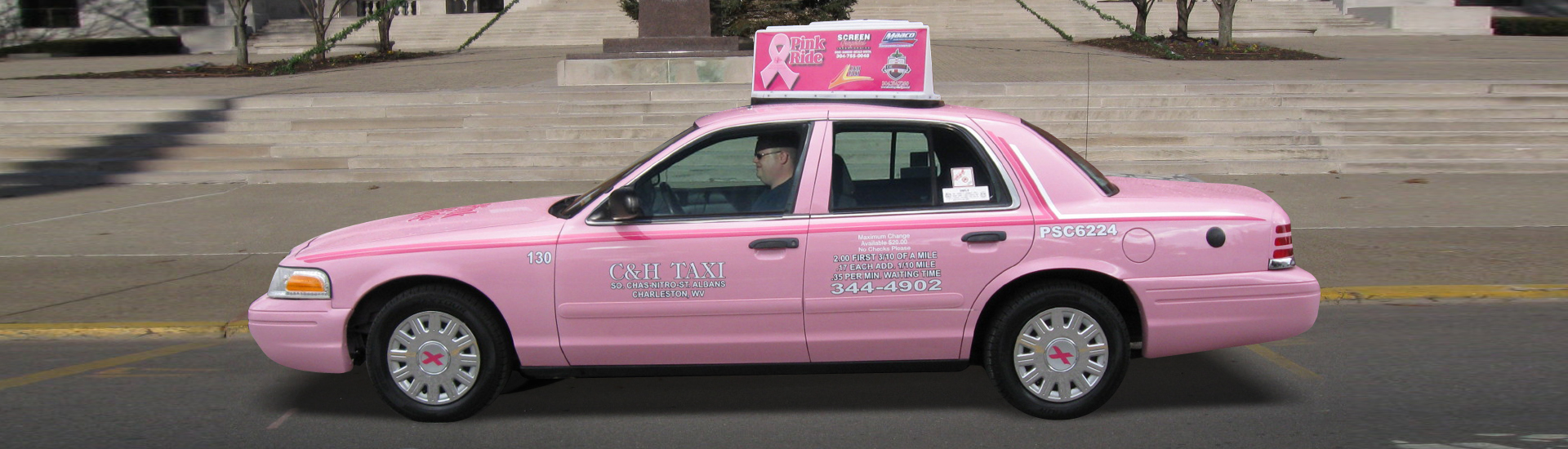 Pink ride TAxi - CH Taxi
